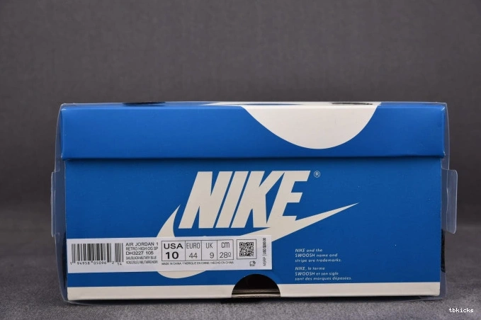 Rep TBK and Scott Air Jordan 1 Travis DH3227-105 White Blue 0708